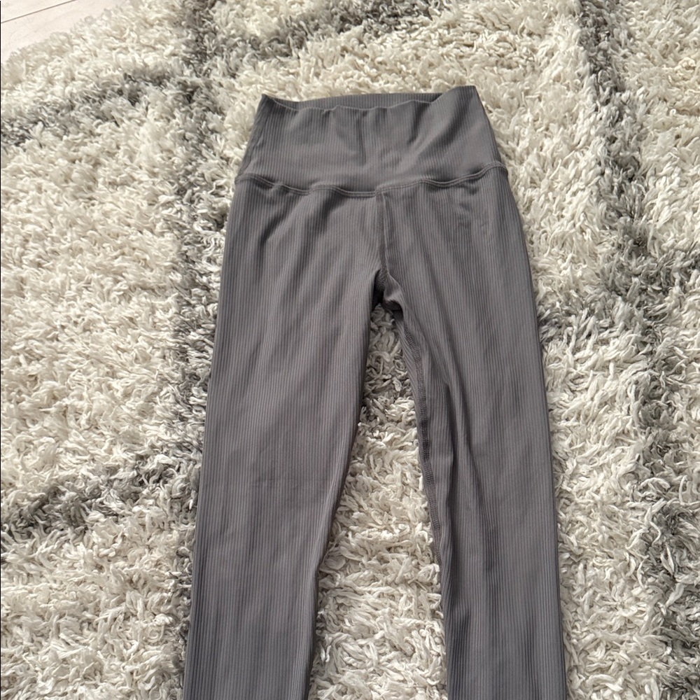 Brand New Carbon38 Ribbed Gray Leggings
